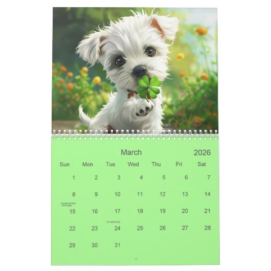 Cutest Puppy Calendar EVER! Kalender (Mar 2026)