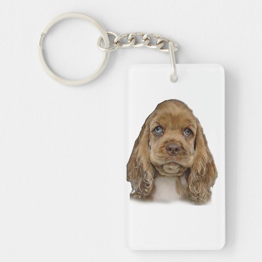Cutest puppy sleutelhanger (Voorkant)