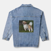 Cutest Shih Tzu Denim Jacket (Achterkant)