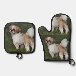 Cutest Shih Tzu Ovenwant & Pannenlap Set