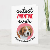 Cutest Valentijn Ever ..een kaart van je beagle (Voorkant)