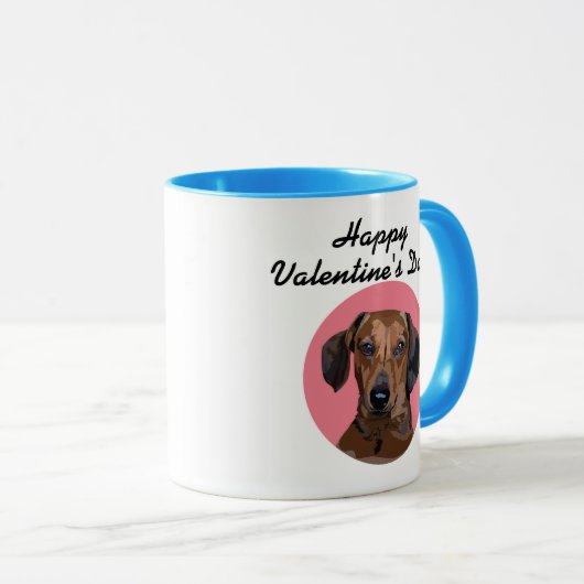 Cutest Valentijn Ever ..van je Dachshund Mok (Voorkant rechts)
