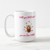 Cutest will you bee mine valentine's koffiemok (Links)
