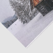 Cutest Winter Cabin Ever! tissue papier (Detail)