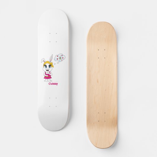 Cutesy Bunny™ Skateboard (Voorkant)