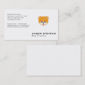 Cutesy Doggy-pictogram Visitekaartje (Voorkant / Achterkant)