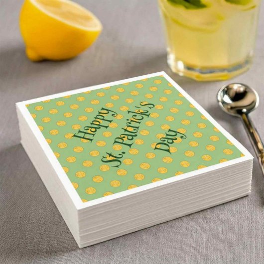 Cutesy Luck voor de Ierse krant Napkin Servet