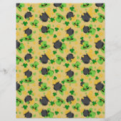 Cutesy Luck voor het Ierse Word Search Game Flyer (Achterkant)