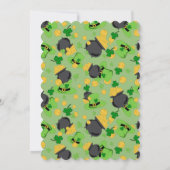 Cutesy Luck voor uitnodiging van de Ierse partij (Achterkant)