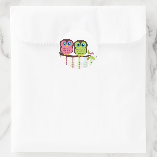 Cutesy Owl Stickers (Tas)