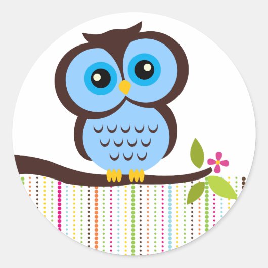Cutesy Owl Stickers (Voorkant)