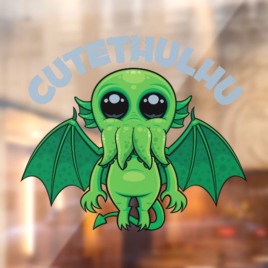 Cutethulhu Raamsticker (Vel 2)