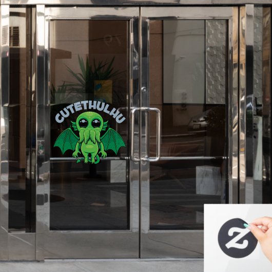 Cutethulhu Raamsticker (Kantoordeur)
