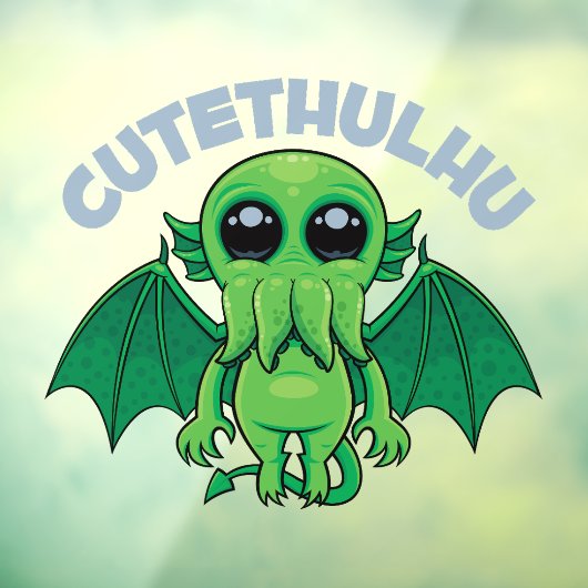 Cutethulhu Raamsticker (Vel 3)