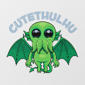 Cutethulhu Raamsticker (Vel)