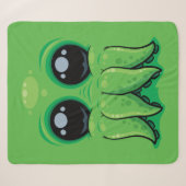 Cutethulhu Schattige Cthulhu Face Sherpa Deken (Voorkant (horizontaal))