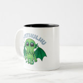 Cutethulhu Tweekleurige Koffiemok (Voorkant links)