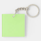 Cutey Bug Acrylische Sleutelhanger - Groen (Achterkant)