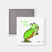 Cutey Bug Fridge Magnet (Voorkant / Achterkant)