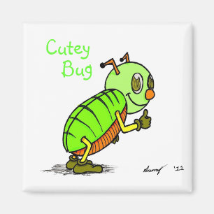 Cutey Bug Fridge Magnet