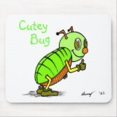 Cutey Bug Mousepad Muismat (Voorkant)