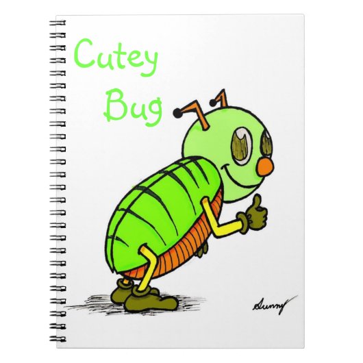 Cutey Bug Notitieboek (Voorkant)