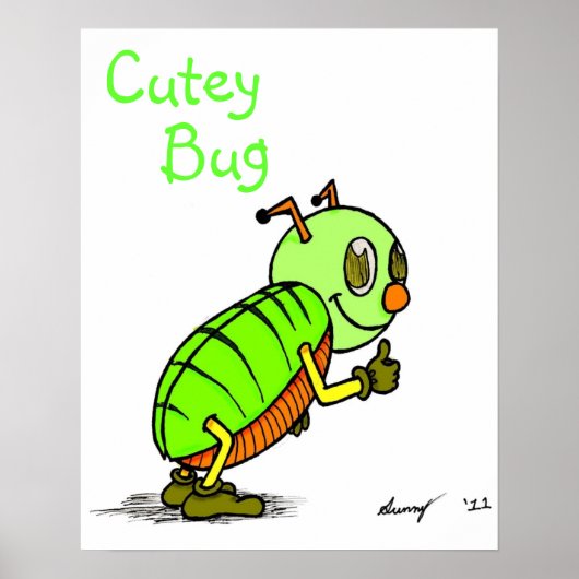 Cutey Bug Print (Voorkant)