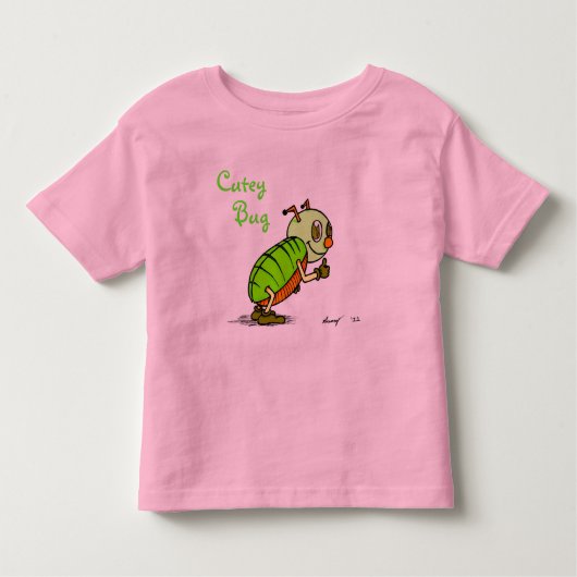 Cutey Bug Shirten Kinder Shirts (Voorkant)