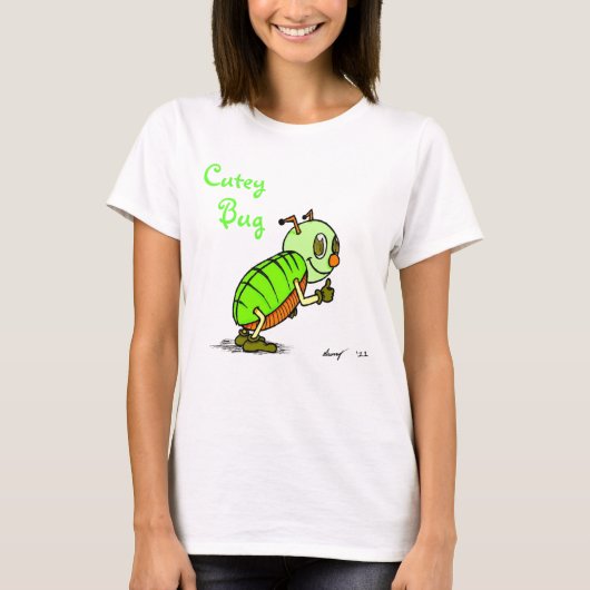 Cutey Bug Shirten T-shirt (Voorkant)