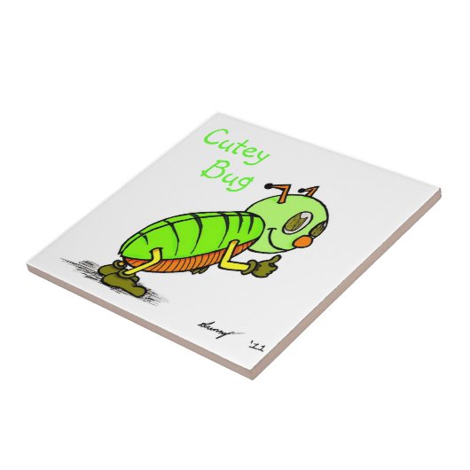 Cutey Bug Tegel Tegeltje (Zijkant)