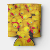 Cutgeel patroon van rubberkokers blikjeskoeler (Voorkant)