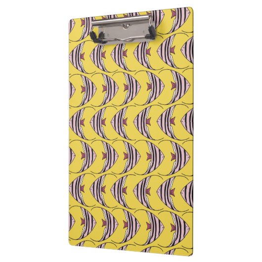 Cutgeel vispatroon klembord (Links)