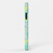 Cutgroen geel floraalpatroon Case-Mate iPhone case (Achterkant/rechts)
