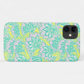 Cutgroen geel floraalpatroon Case-Mate iPhone case (Achterkant (horizontaal))
