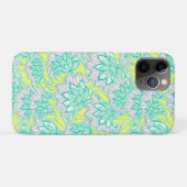Cutgroen geel floraalpatroon Case-Mate iPhone case (Achterkant (horizontaal))