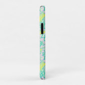 Cutgroen geel floraalpatroon Case-Mate iPhone case (Achterkant/rechts)
