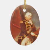 Cuthbert Collingwood Keramisch Ornament (Voorkant)