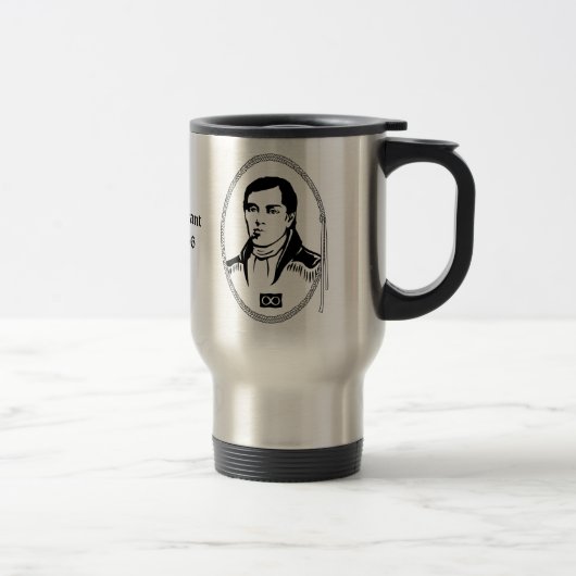 Cuthbert Grant Travel Mug Custom Metis Hero Gifts Reisbeker (Rechts)