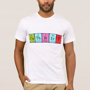 Cuthbert periodiek lijstnaam shirt