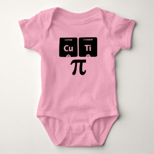 CuTi Pi - Baby Jersey Bodysuit (Roze)