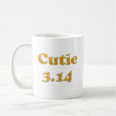 Cutie 3.14 Pi Dag Roze Koffiemok (Links)