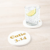 Cutie 3.14 Pi Dag Zandsteen Onderzetter (Zijkant)