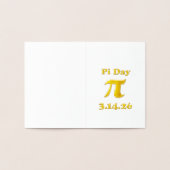 Cutie 3.14 Pi Day Folie Kaarten (Binnen)
