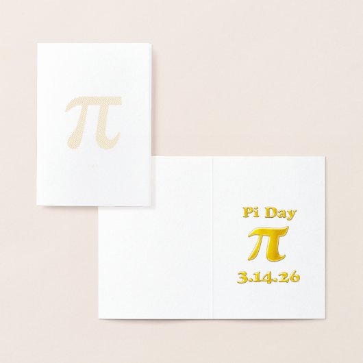 Cutie 3.14 Pi Day Folie Kaarten (Display)