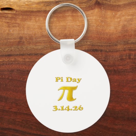 Cutie 3.14 Pi Day Sleutelhanger (Voorkant)