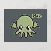 Cutie Baby Cthulhu Briefkaart (Voorkant)