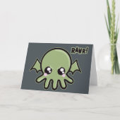 Cutie Baby Cthulhu Kaart (Voorkant)