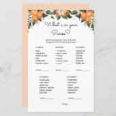 Cutie Baby shower Wat is er in je Kaarten voor een (Voorkant / Achterkant)