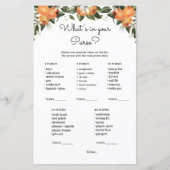 Cutie Baby shower Wat is er in je Kaarten voor een (Voorkant)