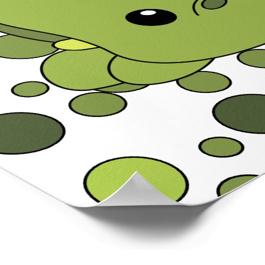 Cutie Baby Turtle Poster (Hoek)